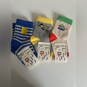 Bobo Choses Kids' Socks - Blue, Yellow, Green 17/18 euro